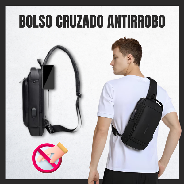 Bolso cruzado antirrobo