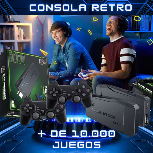 Consola de juegos inalámbrica retro Stick de 64 GB